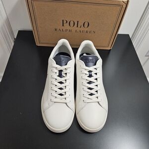 NIB Men's Polo Ralph Lauren Heritage Court II Leather Sneakers Size 11D